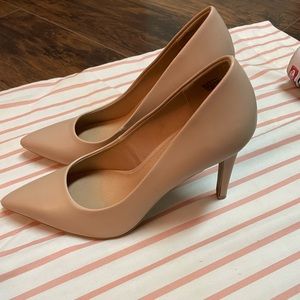CHRISTIAN SIRIANO NUDE STILETTO HEEL